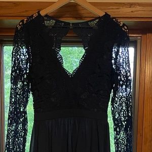 Lulus Navy Blue Long Dress